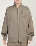 Pro Standard Los Angeles Dodgers Neutral Twill Jacket product image 1, provided for visual reference and product detail