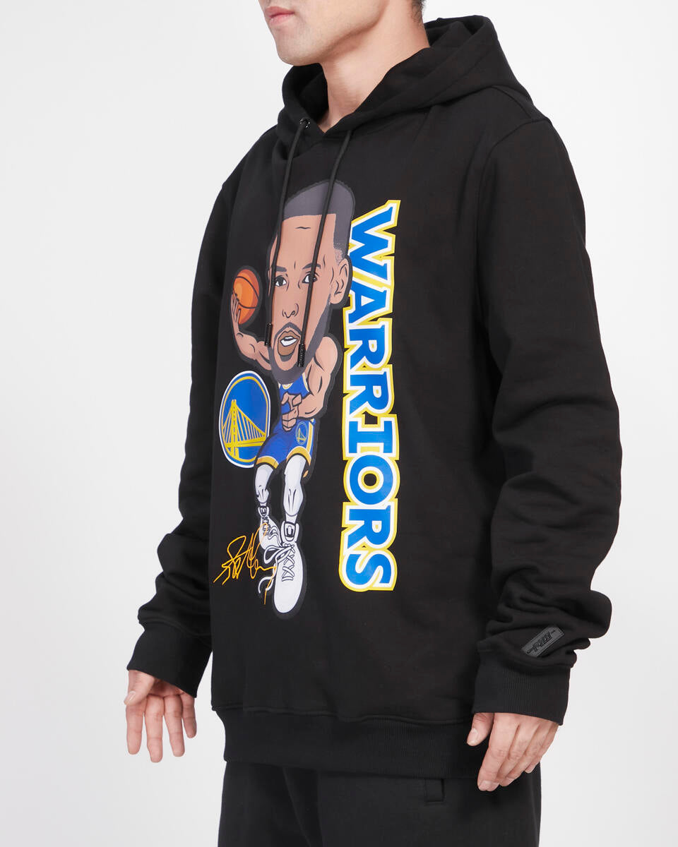 Pro Standard Golden State Warriors Steph Curry #30 Sky Hook Flc Po Hoodie-Black product image 2, provided for visual