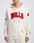 Pro Standard Chicago Bulls Triple Tonal DK PO Hoodie-Eggshell product image 1, provided for visual reference and product