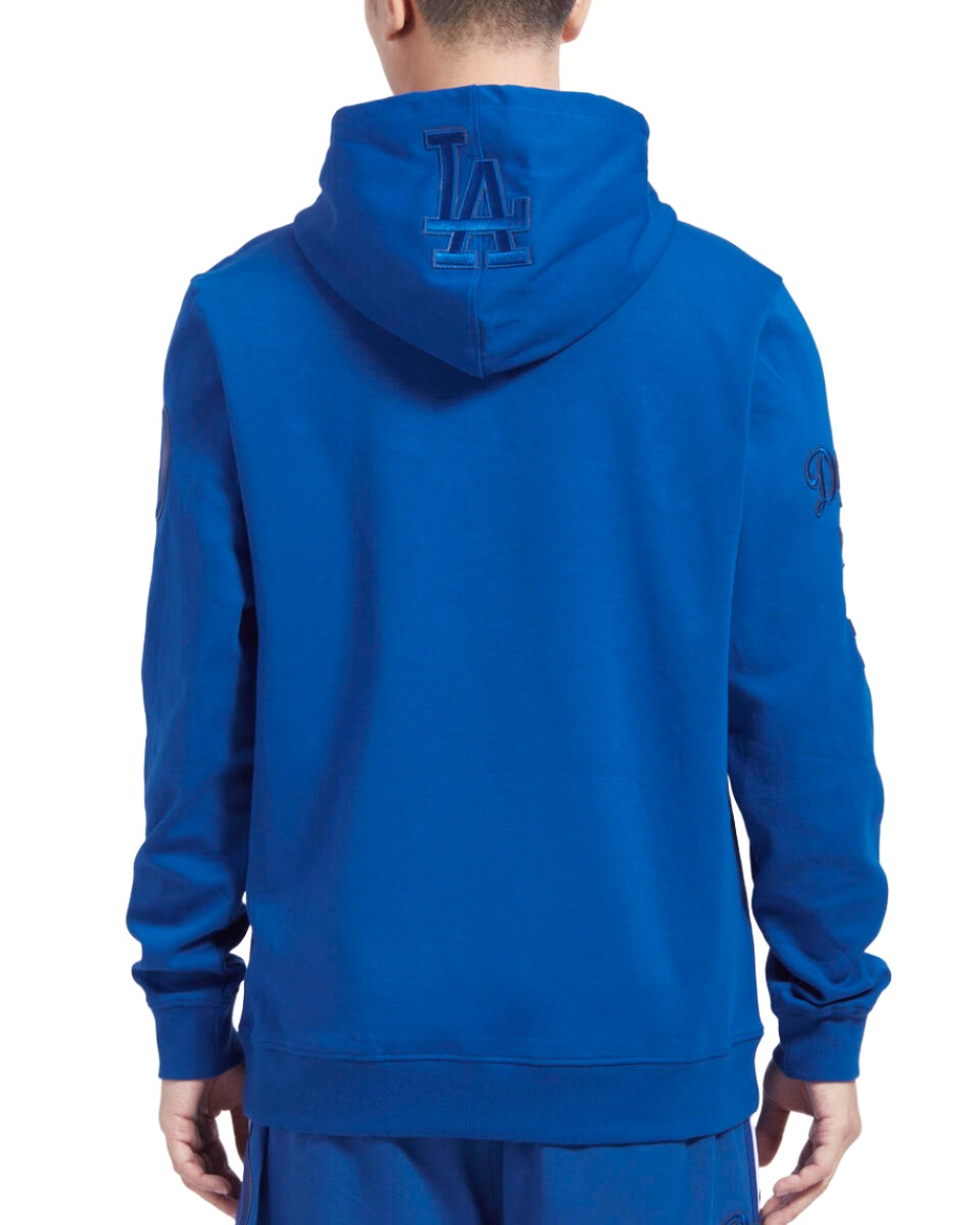 Pro Standard Los Angeles Dodgers Triple Tonal Dk Po Hoodie - Blue product image 2, provided for visual reference and product