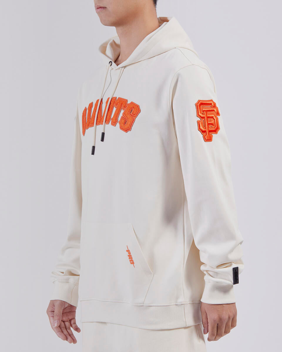 Pro Standard Men San Francisco Giants Triple Tonal DK Po Hoodie-Eggshell product image 4, provided for visual reference and
