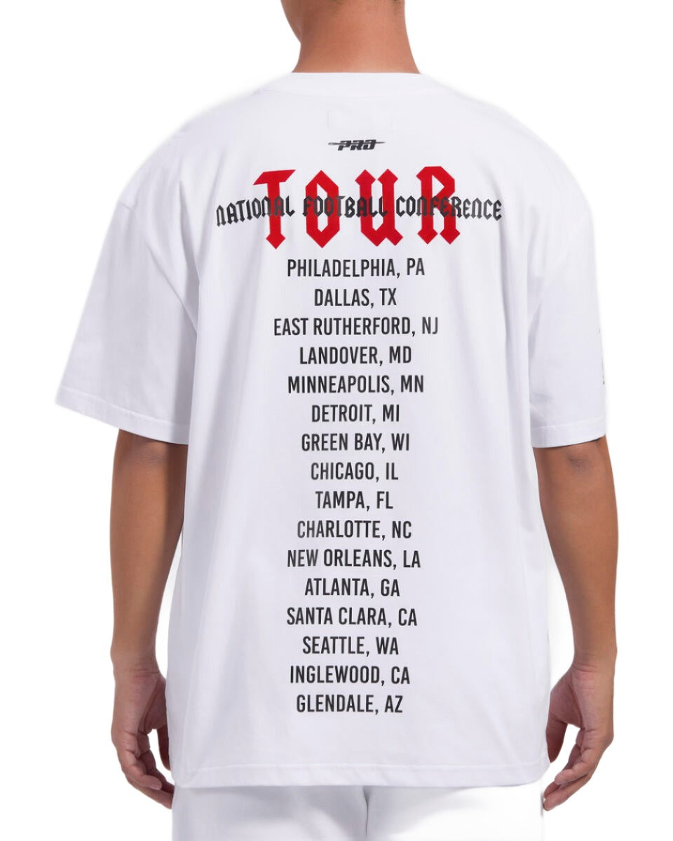 Pro Standard San Francisco 49ers City Tour CJ Drop Shoulder T-Shirt-White product image 2, provided for visual reference and