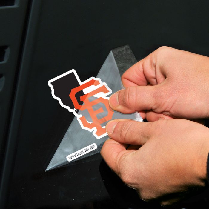 San Francisco Giants State Shape Perfect Cut Color Decal 4" X 4 product image 2, provided for visual reference and product