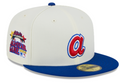 New Era Atlanta Braves Throwback 2000 All Star Side Patch 59FIFTY Fitted Ivory Hat product image 1, provided for visual