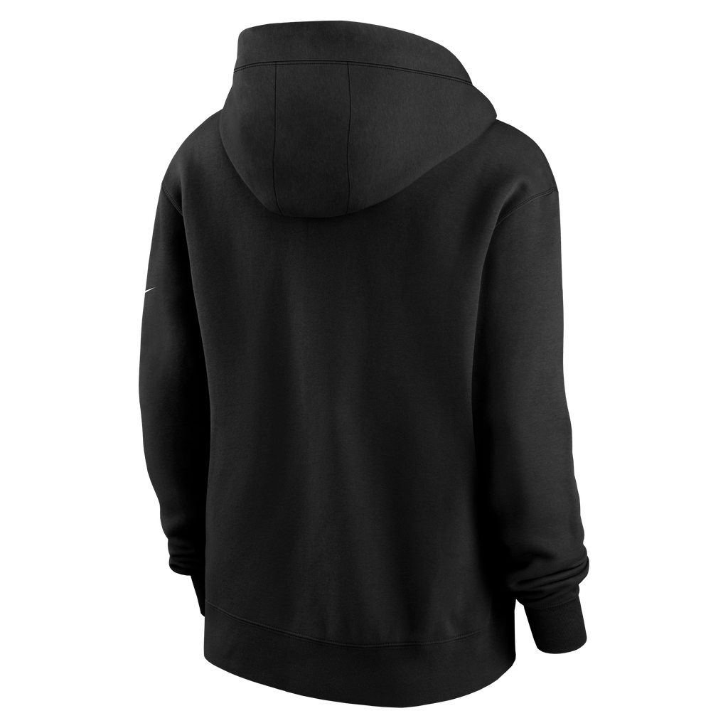 Nike Women Las Vegas Raiders Rewind Phoenix Full Zip Jacket-Black product image 2, provided for visual reference and product