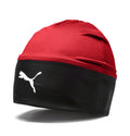 Puma Liga Beanie-Red/Black product image 1, provided for visual reference and product detail review