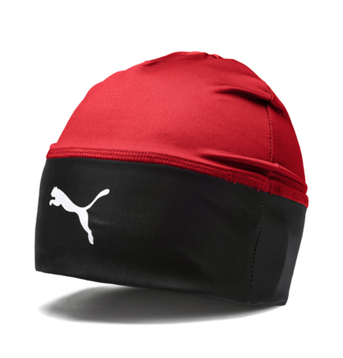 Puma Liga Beanie-Red/Black product image 1, provided for visual reference and product detail review