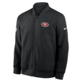 Nike Men San Francisco 49ers Official On Field Bomber Jacket product image 1, provided for visual reference and product