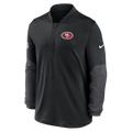 Nike Men San Francico 49ers Feel The Pressure Dri-FIT ON-FIELD 1/2-Zip Top product image 1, provided for visual reference