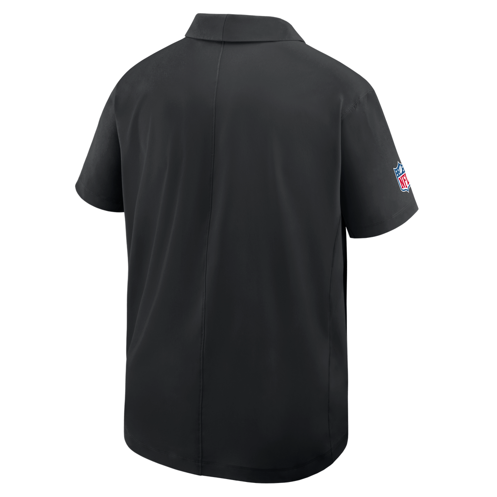 Nike San Francisco 49ers Woven Polo - Black product image 2, provided for visual reference and product detail review