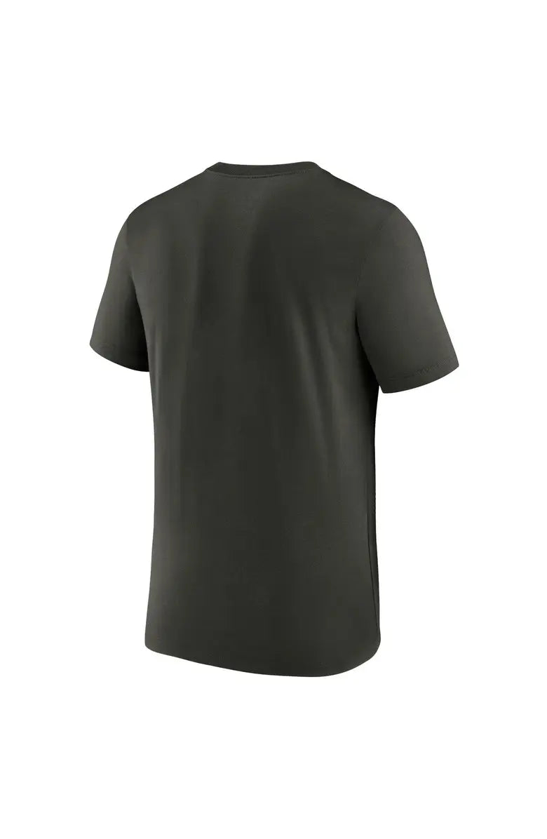 Nike Men Swoosh FC Barcelona Soccer T-Shirt-SEQUOIA product image 2, provided for visual reference and product detail review