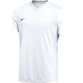 Nike Men Dri-Fit Short Sleeve Tiempo Premier II Jersey- White product image 1, provided for visual reference and product