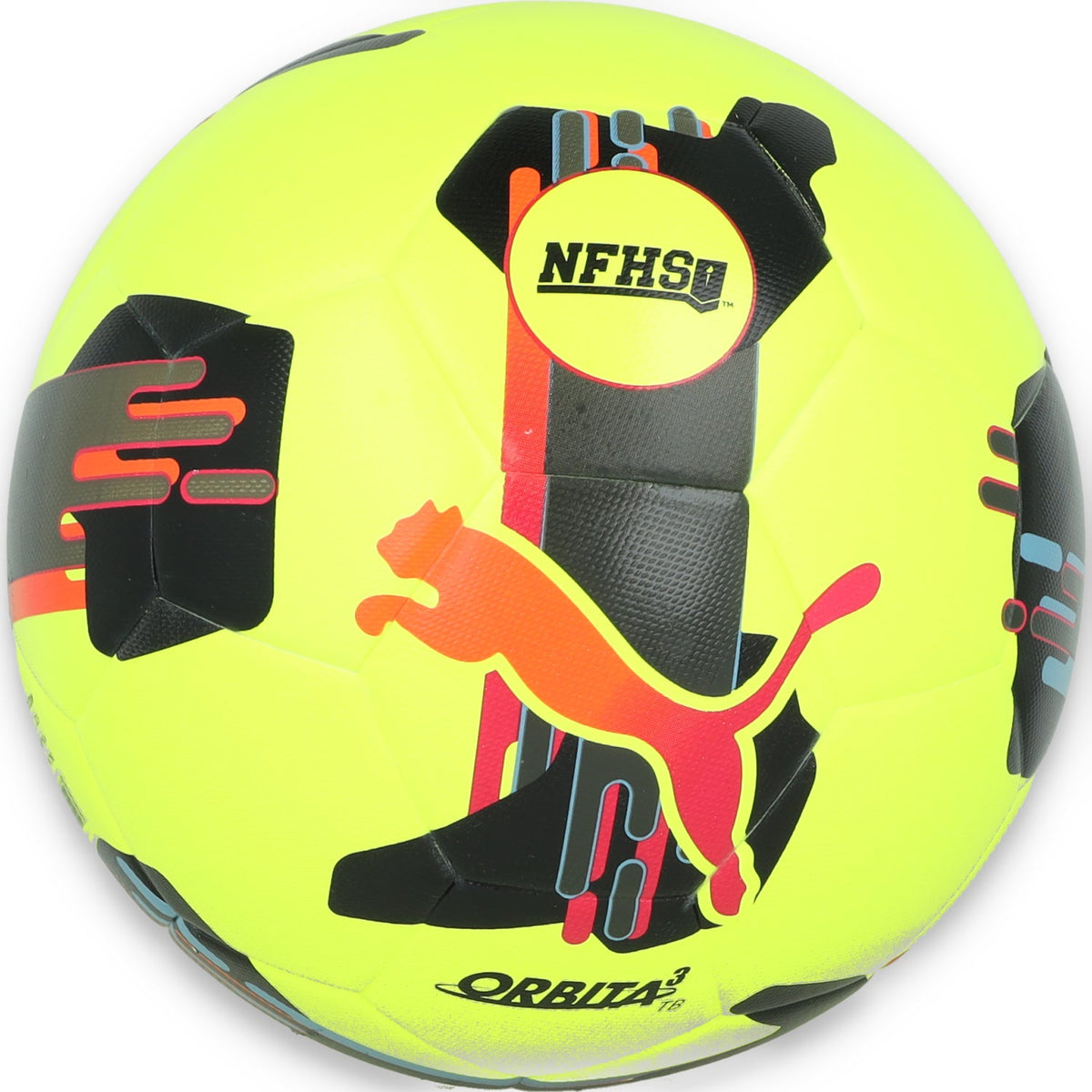 Puma Orbita 3 FIFA Quality NFHS Soccer Ball - Lemon Tonic-Multi product image 1, provided for visual reference and product