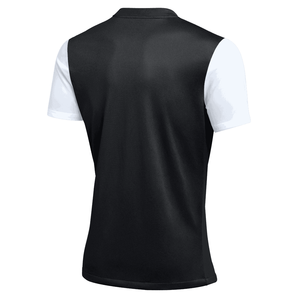 Nike Men Dri-Fit Short Sleeve Tiempo Premier II Jersey-BLACK/WHITE/WHITE product image 2, provided for visual reference and
