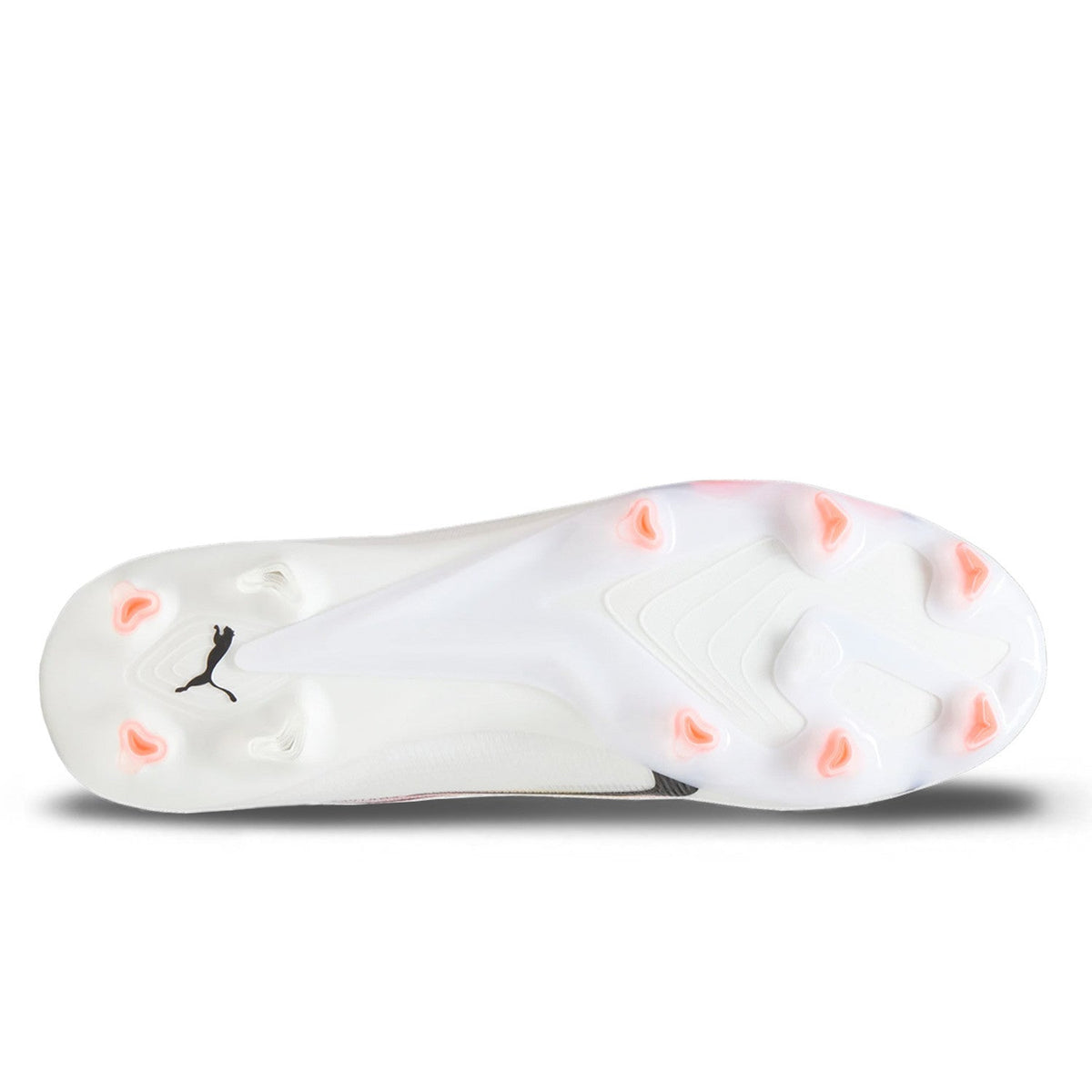 Puma Men Ultra Ultimate Soccer Cleats FG/AG-White-Black-Fire Orchid product image 3, provided for visual reference and