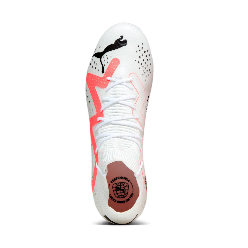 Puma Men Future Match FG/AG-White-Black-Fire Orchid product image 4, provided for visual reference and product detail review