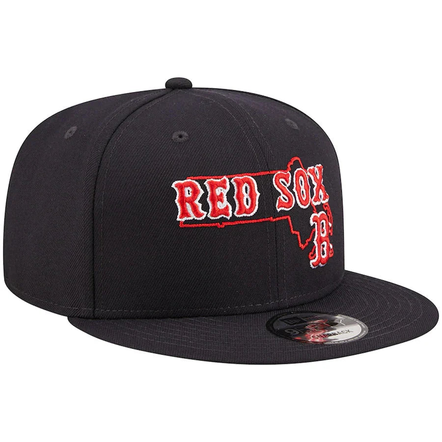 New Era Boston Red Sox State Logo 9FIFTY Snapback Hat product image 2, provided for visual reference and product detail