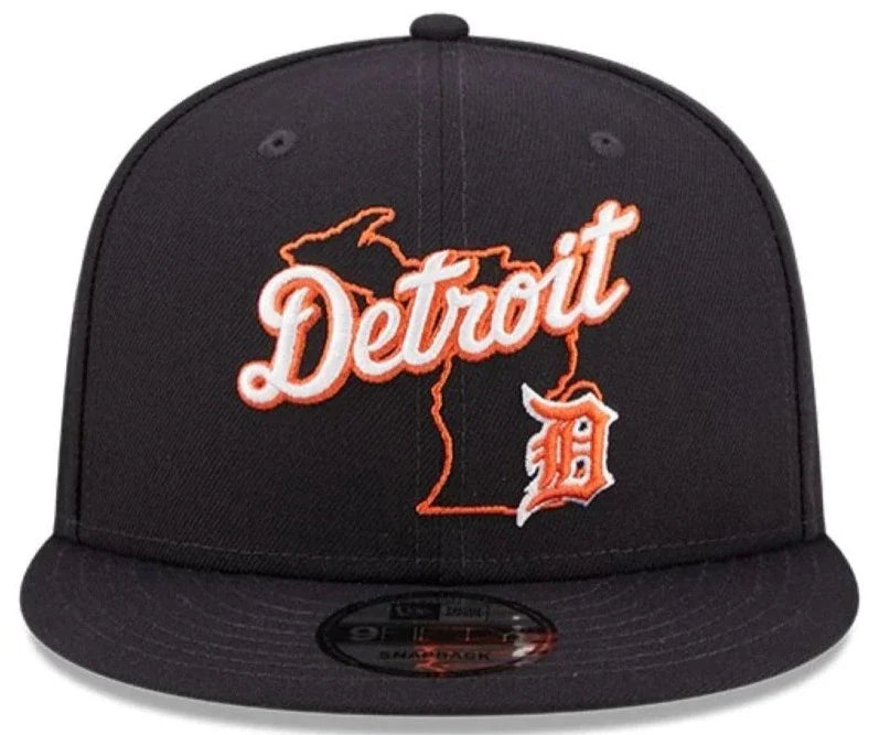 New Era Detroit Tigers State Logo 9FIFTY Snapback Hat product image 1, provided for visual reference and product detail