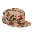 New Era Los Angeles Angels 2002 World Series Side Patch Duck Camo 59FIFTY Fitted Hat product image 1, provided for visual