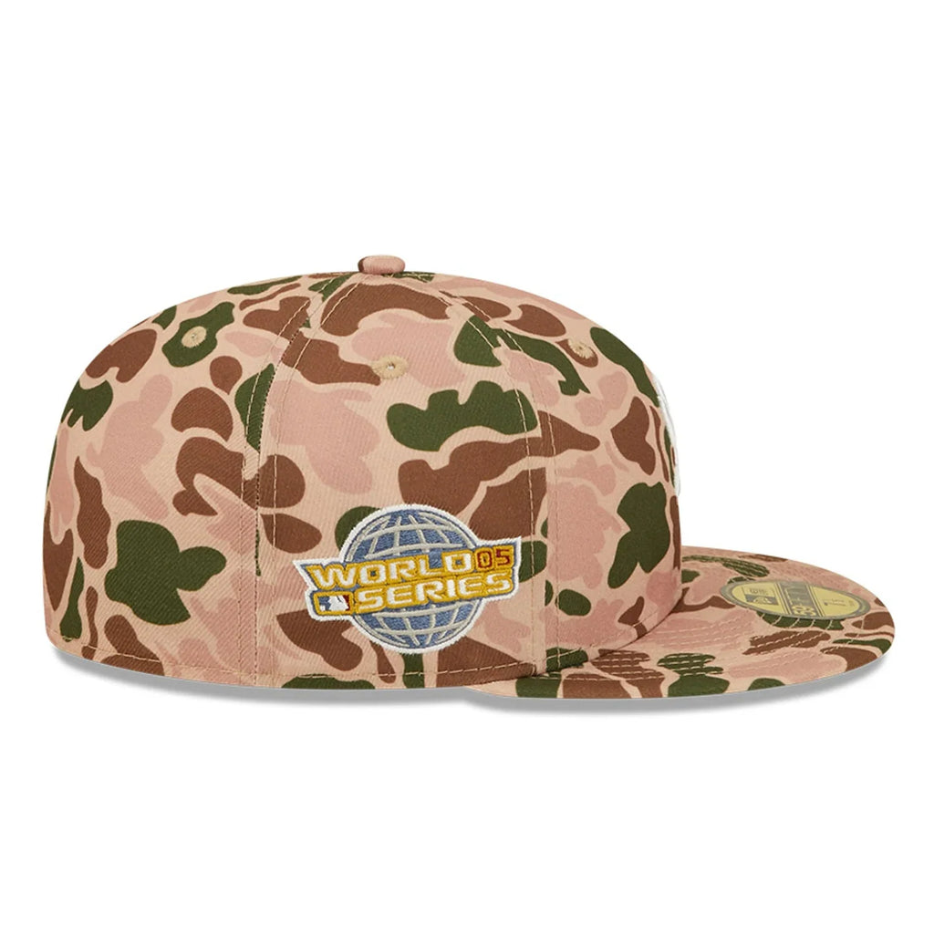 New Era Chicago White Sox 2005 World Series Side Patch Duck Camo 59FIFTY Fitted Hat product image 3, provided for visual