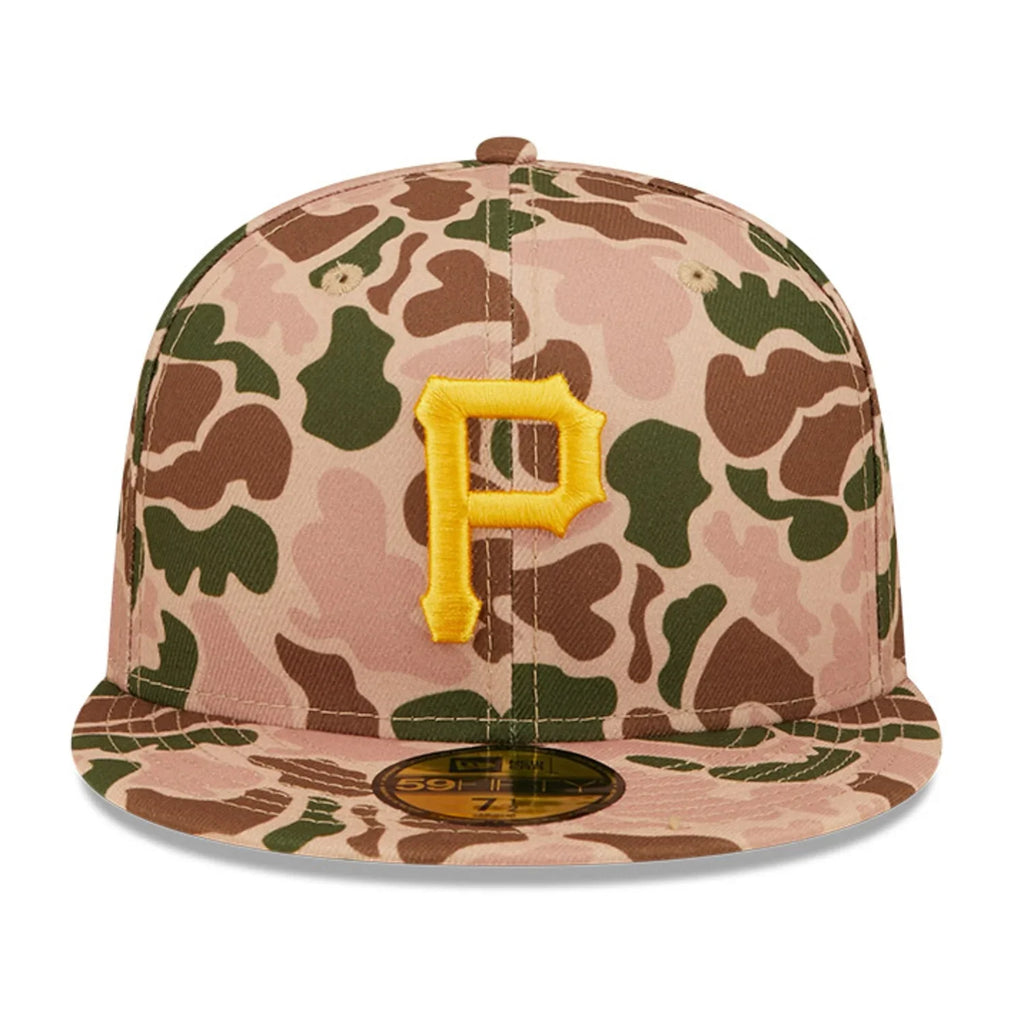 New Era Pittsburgh Pirates 76th World Series Side Patch Duck Camo 59FIFTY Fitted Hat product image 2, provided for visual