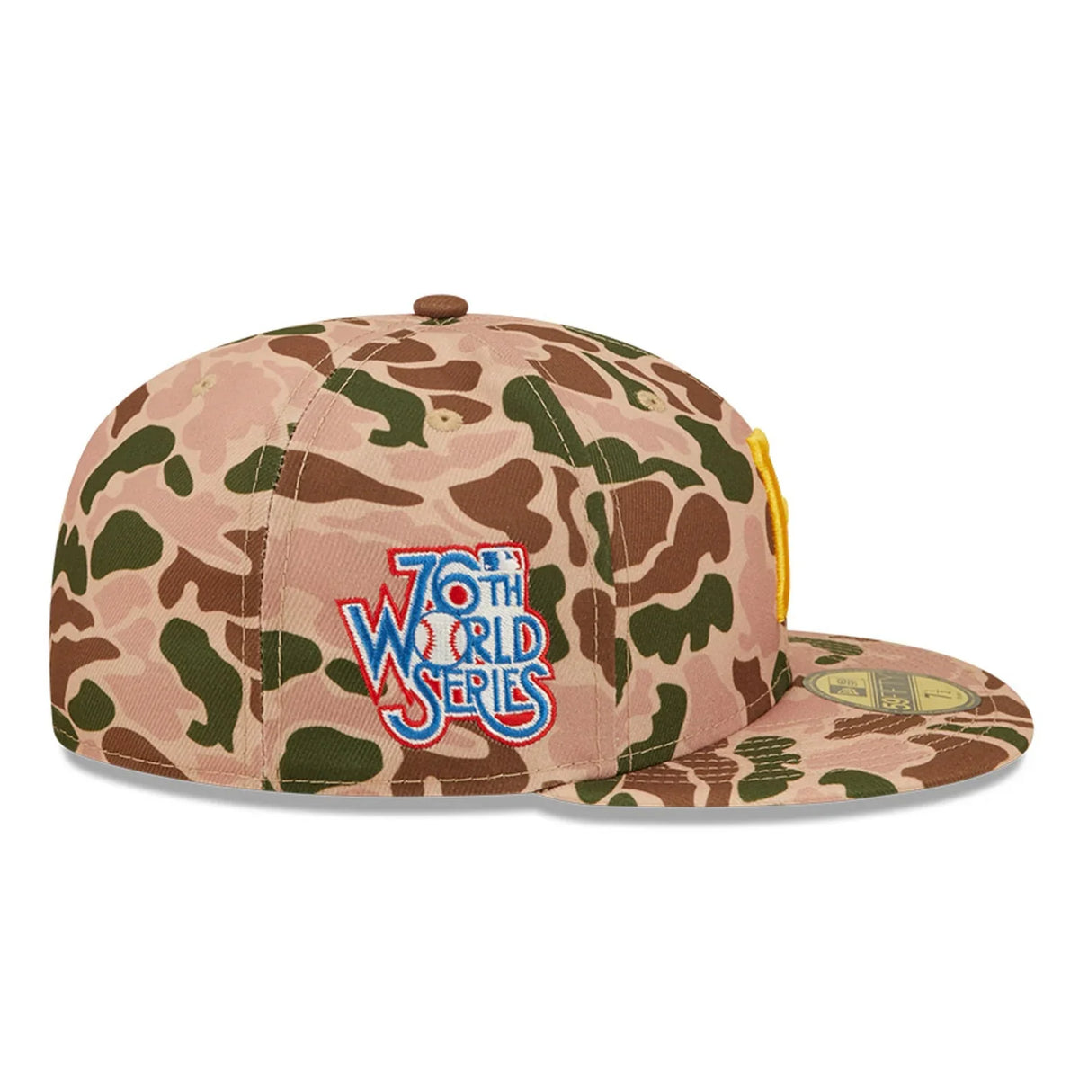 New Era Pittsburgh Pirates 76th World Series Side Patch Duck Camo 59FIFTY Fitted Hat product image 3, provided for visual