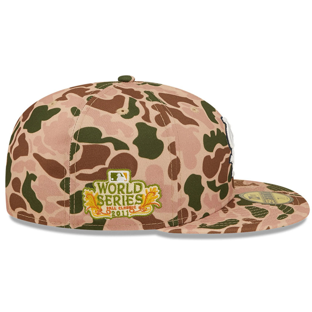 New Era St Louis Cardinals 2011 World Series Side Patch Duck Camo 59FIFTY Fitted Hat product image 3, provided for visual