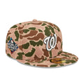 New Era Washington Nationals 2019 World Series Side Patch Duck Camo 59FIFTY Fitted Hat product image 1, provided for visual