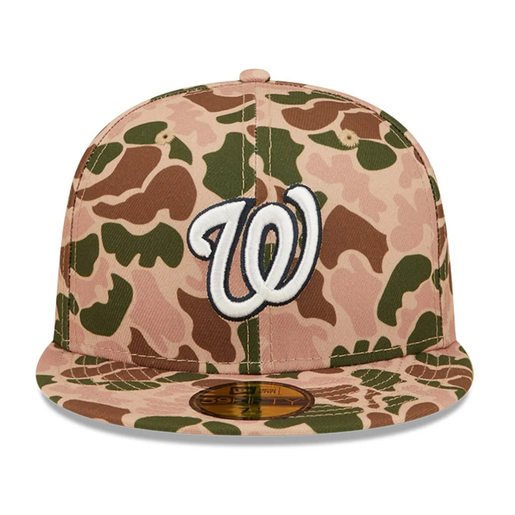 New Era Washington Nationals 2019 World Series Side Patch Duck Camo 59FIFTY Fitted Hat product image 2, provided for visual