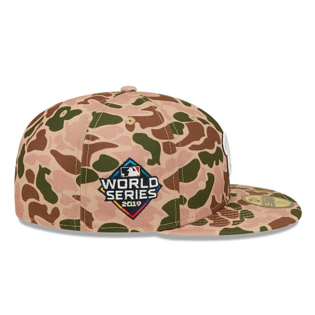 New Era Washington Nationals 2019 World Series Side Patch Duck Camo 59FIFTY Fitted Hat product image 3, provided for visual