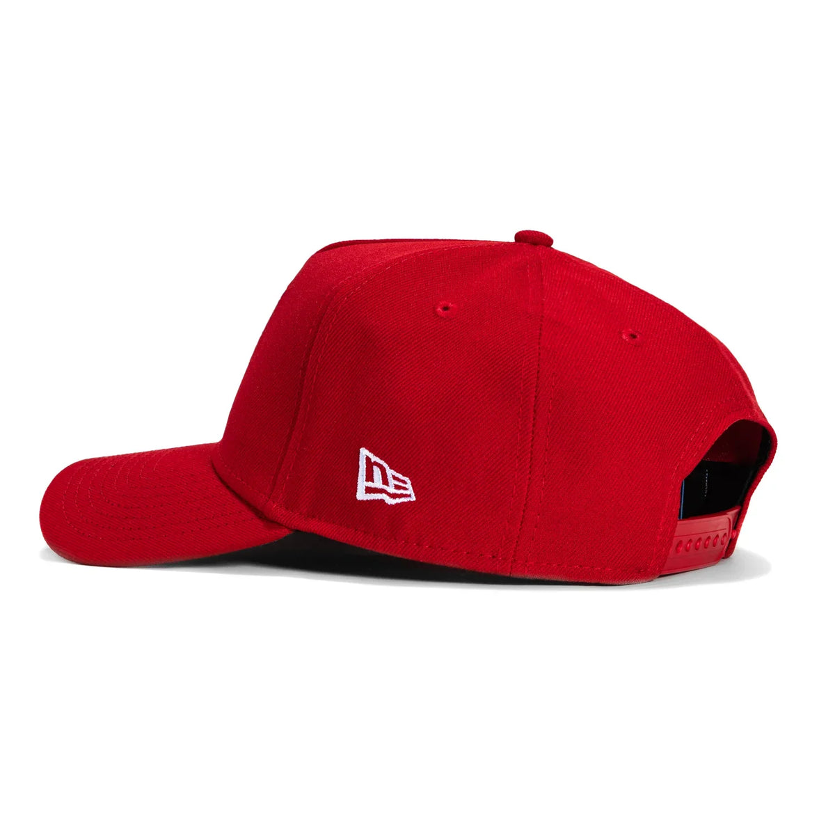 New Era San Francisco 49ers A-Frame 9FORTY Adjustable Snapback Hat-Red product image 2, provided for visual reference and