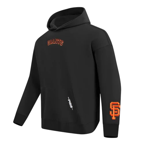 Pro Standard 'San Francisco Giants Wingspan' Drop Shoulder Hoodie product image 3, provided for visual reference and product