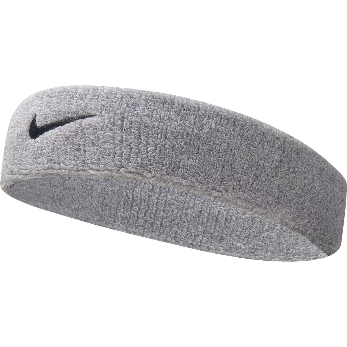 Nike Swoosh Headband Grey product image 1, provided for visual reference and product detail review