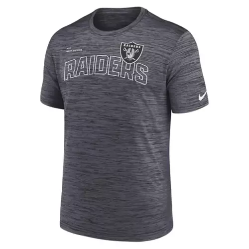 Nike Las Vegas Raiders Velocity Arch T-Shirt-Grey product image 1, provided for visual reference and product detail review