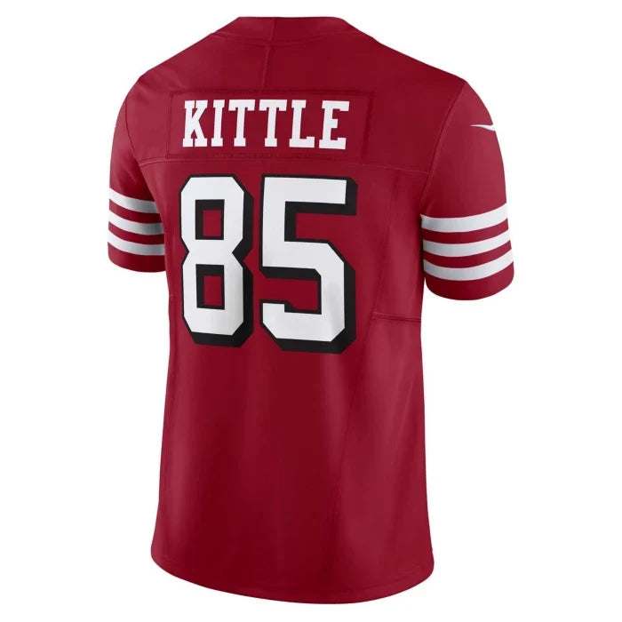 Nike Men San Francisco 49ers Kittle #85 Limited Jersey–Gym Red product image 2, provided for visual reference and product