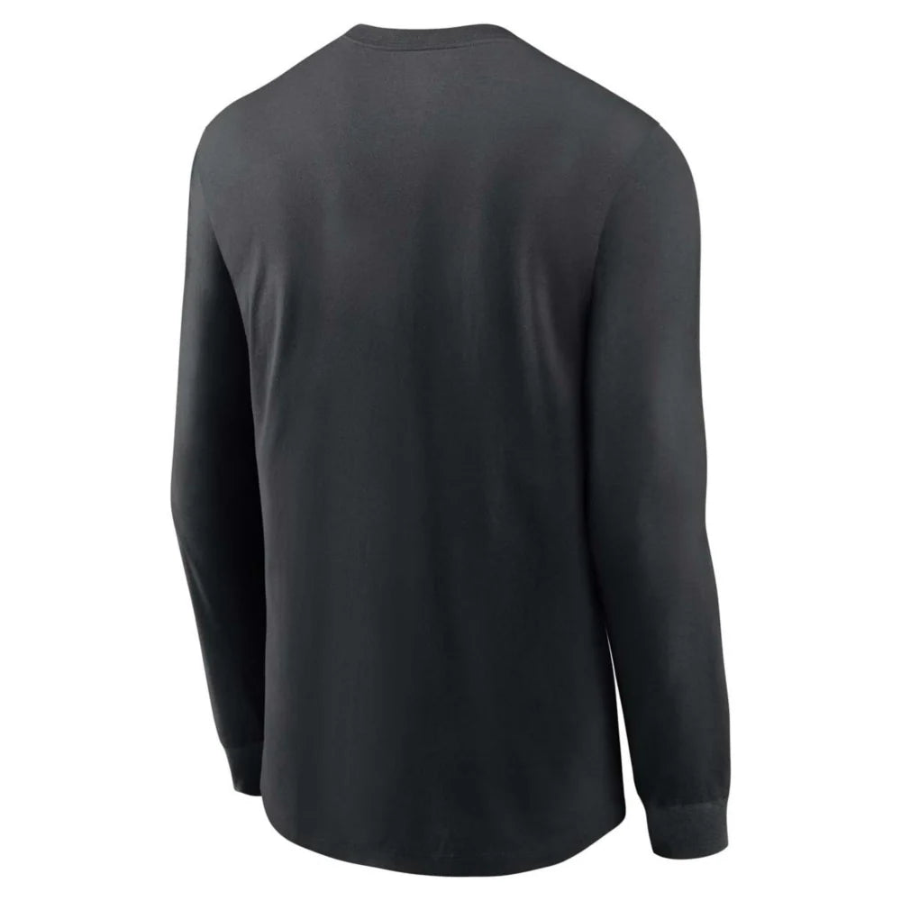 Nike San Francisco Giants Repeater Long Sleeve T-Shirt-Black product image 2, provided for visual reference and product