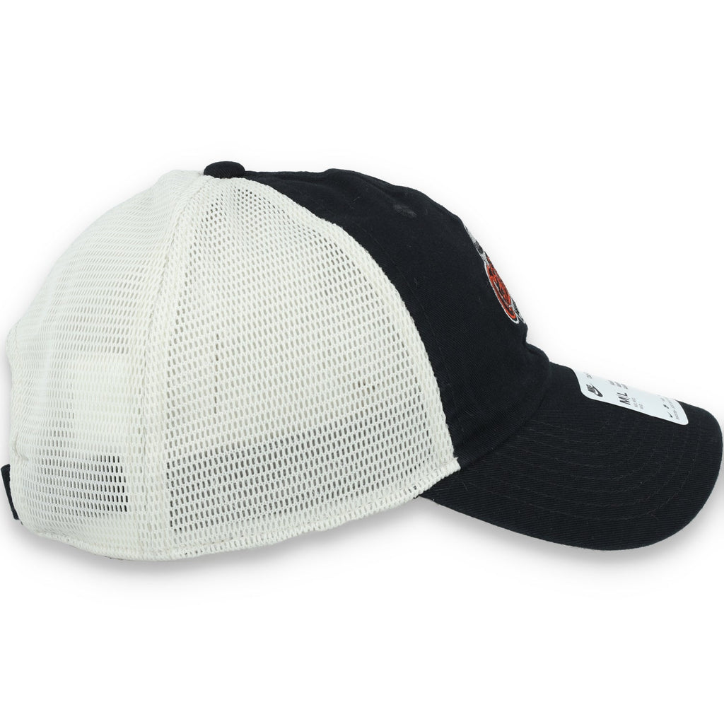 Nike San Francisco Giants Club Rewind Trucker Snapback Hat product image 3, provided for visual reference and product detail