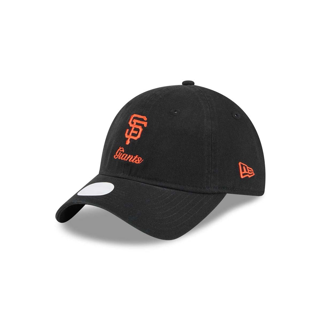 New Era Women San Francisco Giants Preppy Team Color 9TWENTY Adjustable Hat-Black product image 3, provided for visual