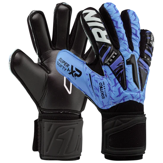 Rinat Egotiko Vengador Prime Spines (Finger Protection) Goalkeeper Glove-Blue/Black product image 1, provided for visual