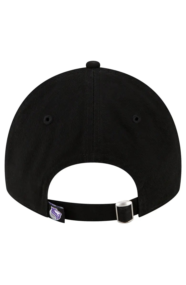 New Era Sacramento Kings Core 2.0 Classic 9TWENTY Adjustable Hat-Black product image 3, provided for visual reference and