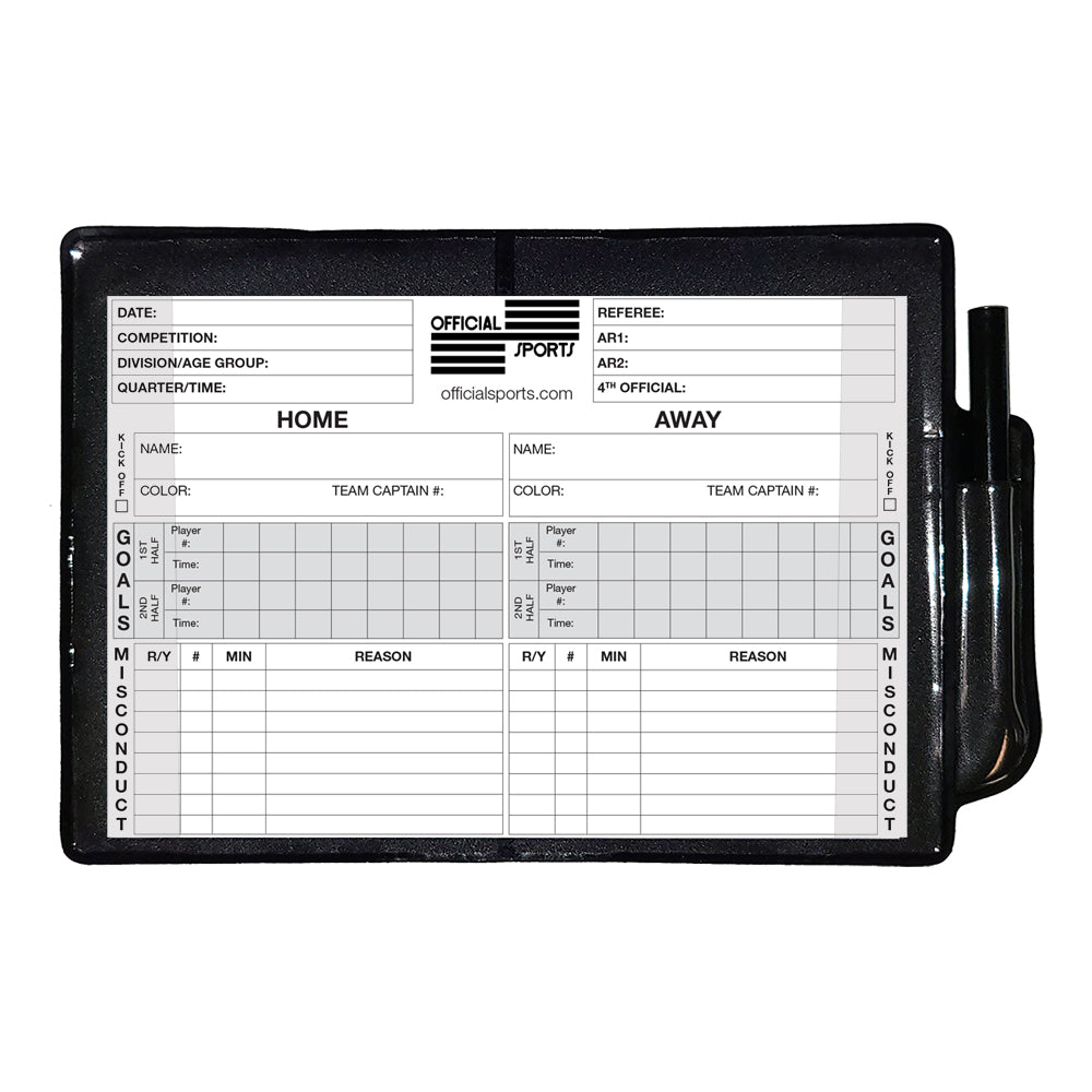 Official Sports Data Wallet W/Pencil product image 2, provided for visual reference and product detail review