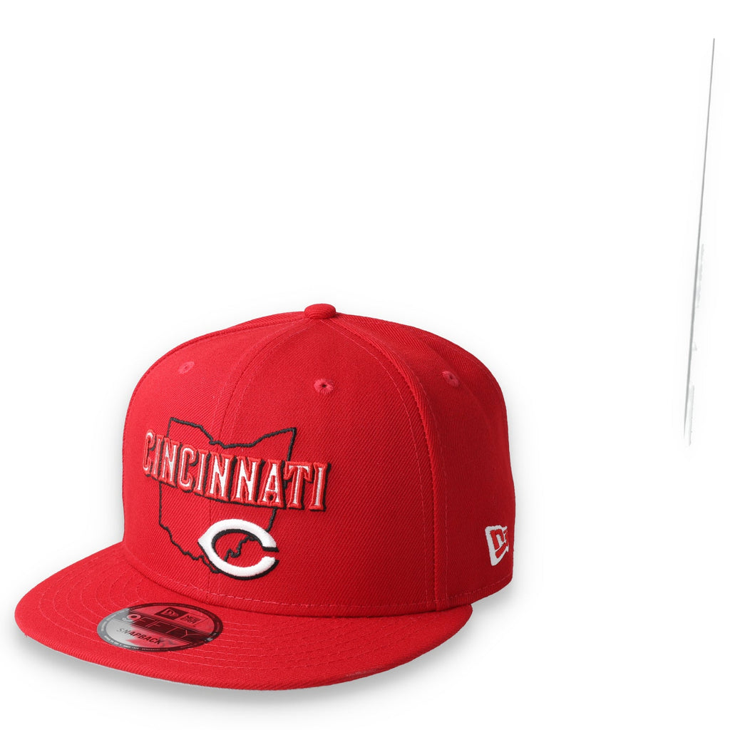 New Era Cincinnati Reds Logo State 9FIFTY Snapback Hat-Red product image 2, provided for visual reference and product detail