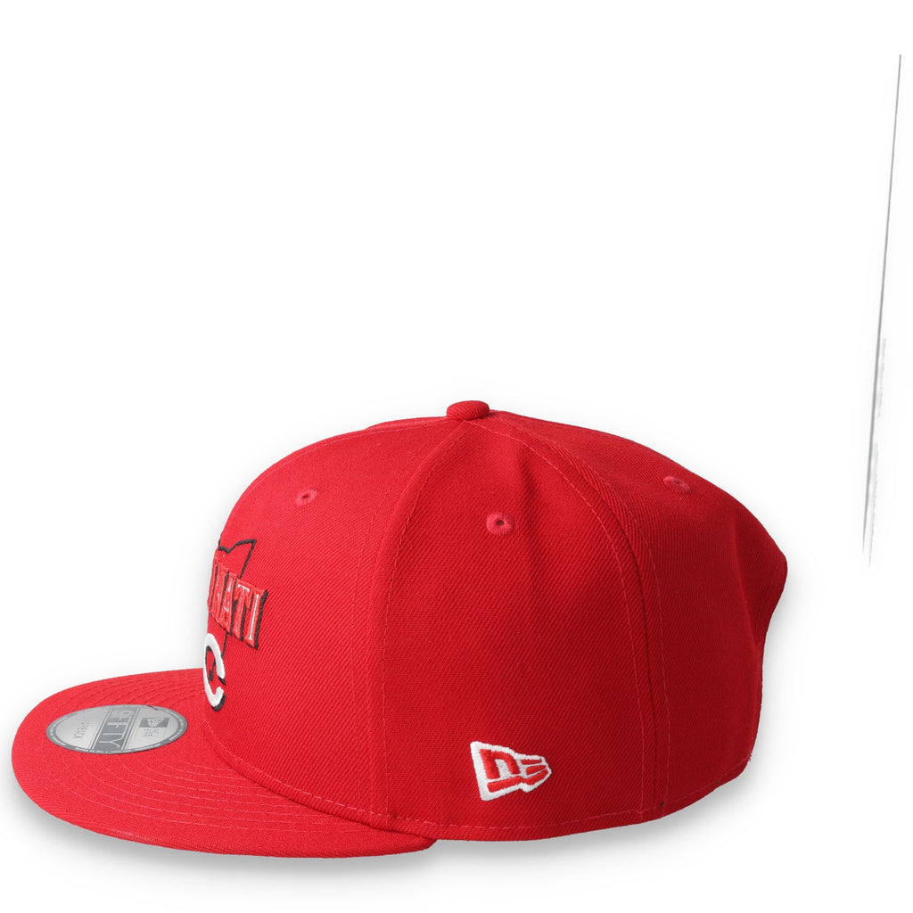 New Era Cincinnati Reds Logo State 9FIFTY Snapback Hat-Red product image 3, provided for visual reference and product detail