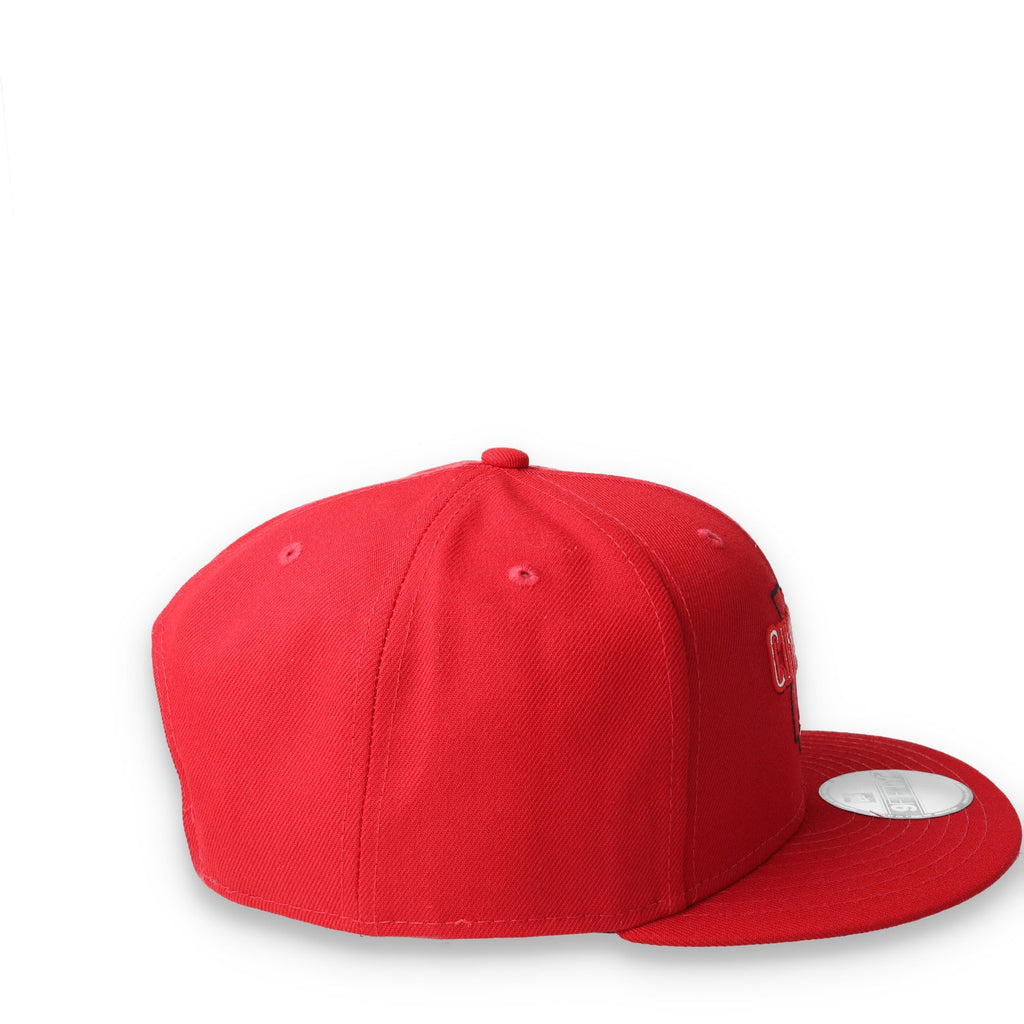 New Era Cincinnati Reds Logo State 9FIFTY Snapback Hat-Red product image 5, provided for visual reference and product detail