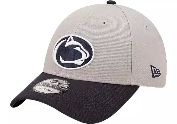 New Era Penn State Nittany Lions League 9FORTY Adjustable Hat-Grey product image 1, provided for visual reference and