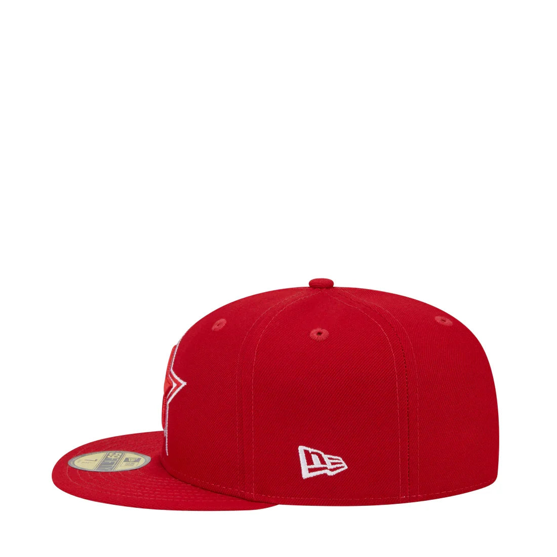 New Era Dallas Cowboys SUPER BOWL XXVII SIDE PATCH 59Fifty Classic Hat-Red product image 2, provided for visual reference