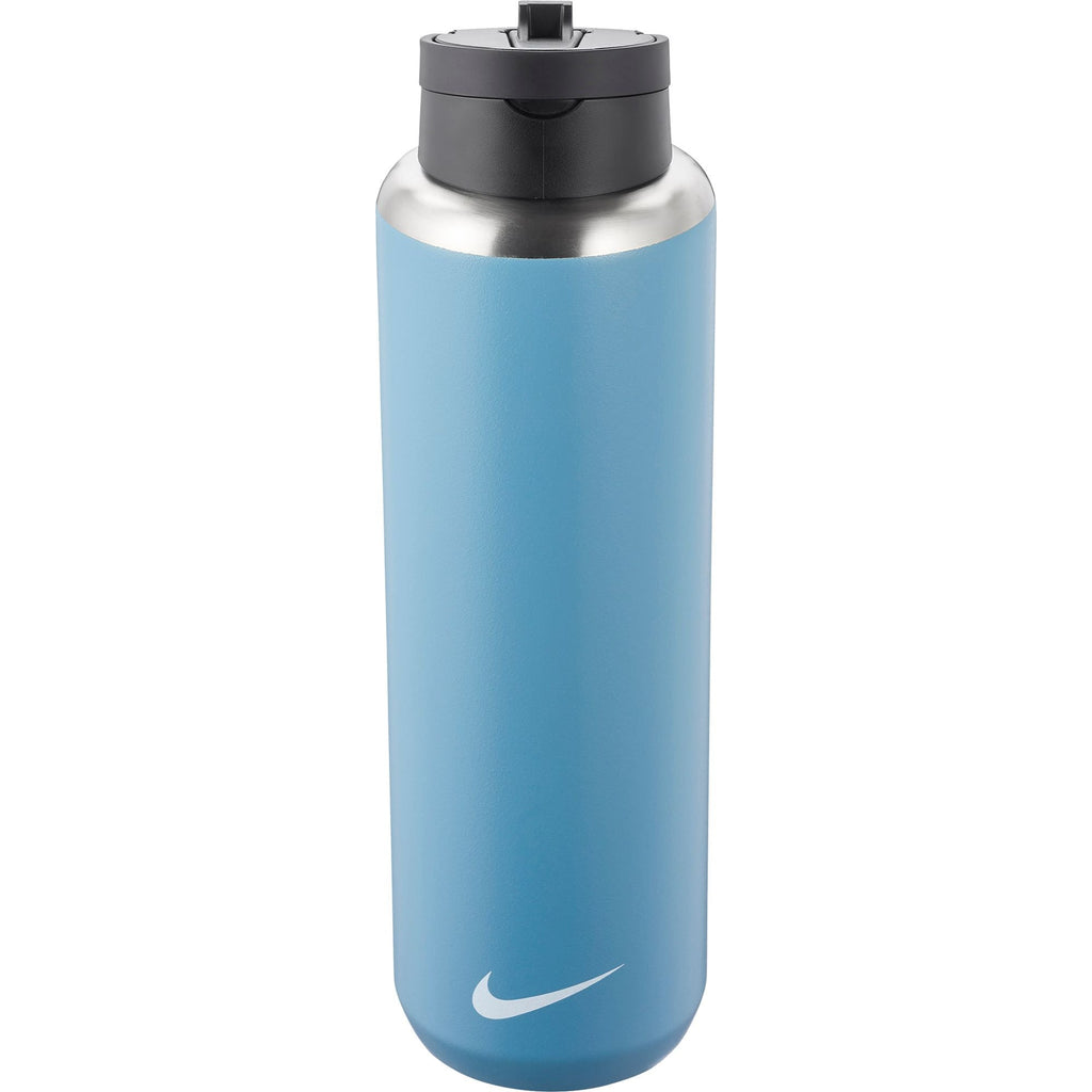 Nike Recharge Stainless Steel Straw Bottle (32 oz)-Cerulean/Black/White product image 1, provided for visual reference and