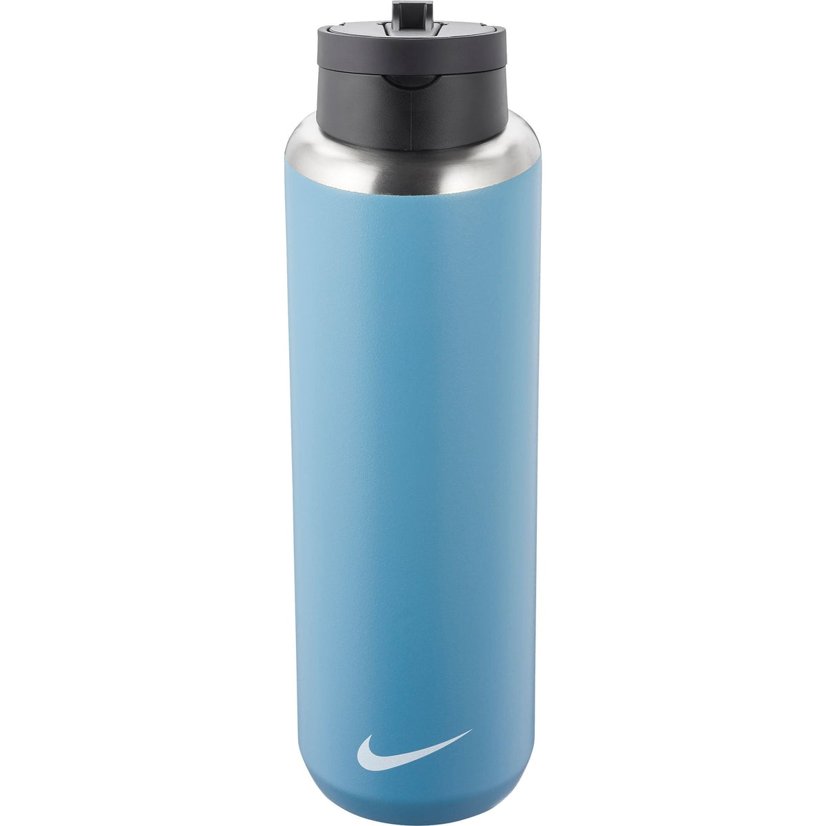 Nike Recharge Stainless Steel Straw Bottle (32 oz)-Cerulean/Black/White product image 1, provided for visual reference and