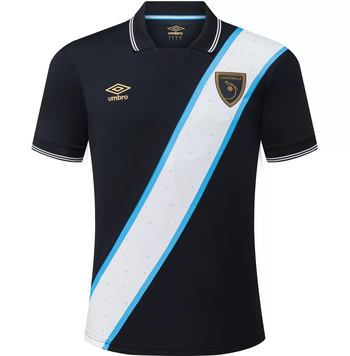 Umbro Men Guatemala National Team 3rd Replica Jersey 2023/24-Black product image 1, provided for visual reference and