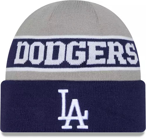 New Era Los Angeles Dodgers Reverse Cuffed Knit product image 1, provided for visual reference and product detail review